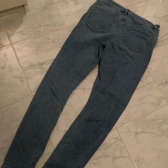 Asos Light blue denim stretchy, skinny jeans. EUC! - Picture 3 of 5